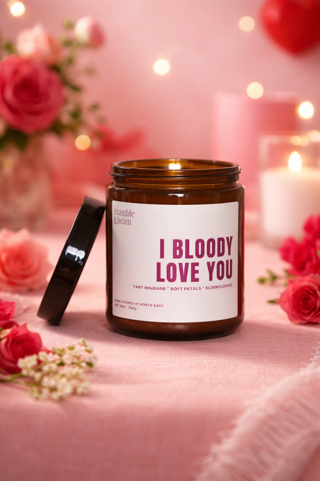 I Bloody Love You Candle