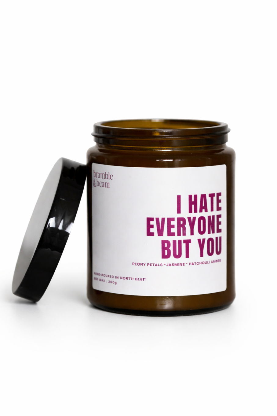 I Hate Everyone But You Candle